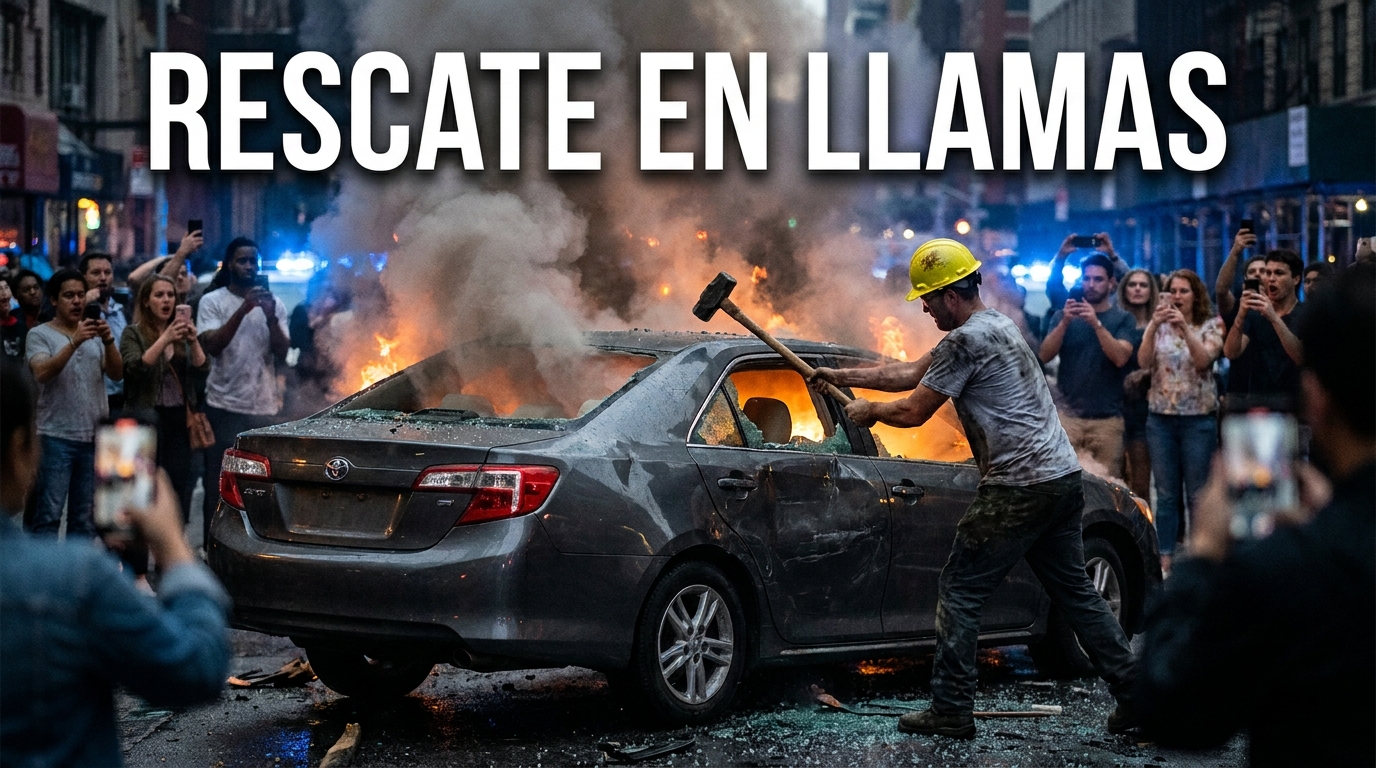 «¡Va a explotar!»: El angustiante rescate de un obrero que se volvió viral en las redes.