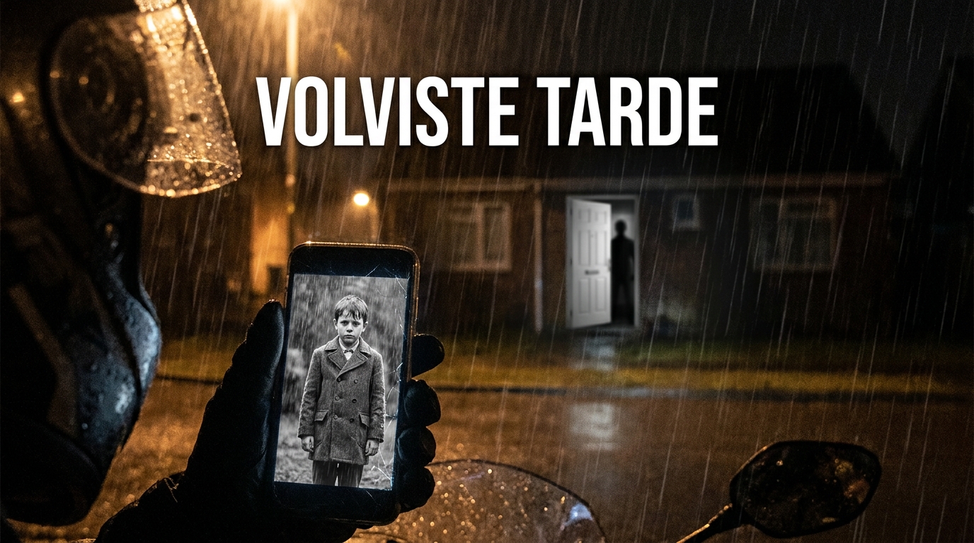 Volviste tarde La aterradora voz que lo recibió en una entrega bajo la tormenta.