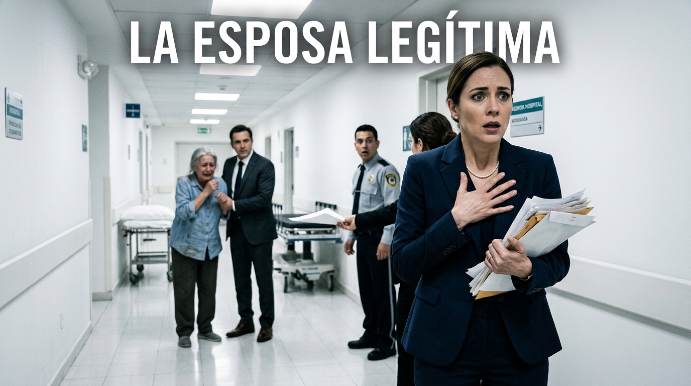«Es la esposa legítima»: El impactante secreto familiar que salió a la luz en el pasillo de la clínica.