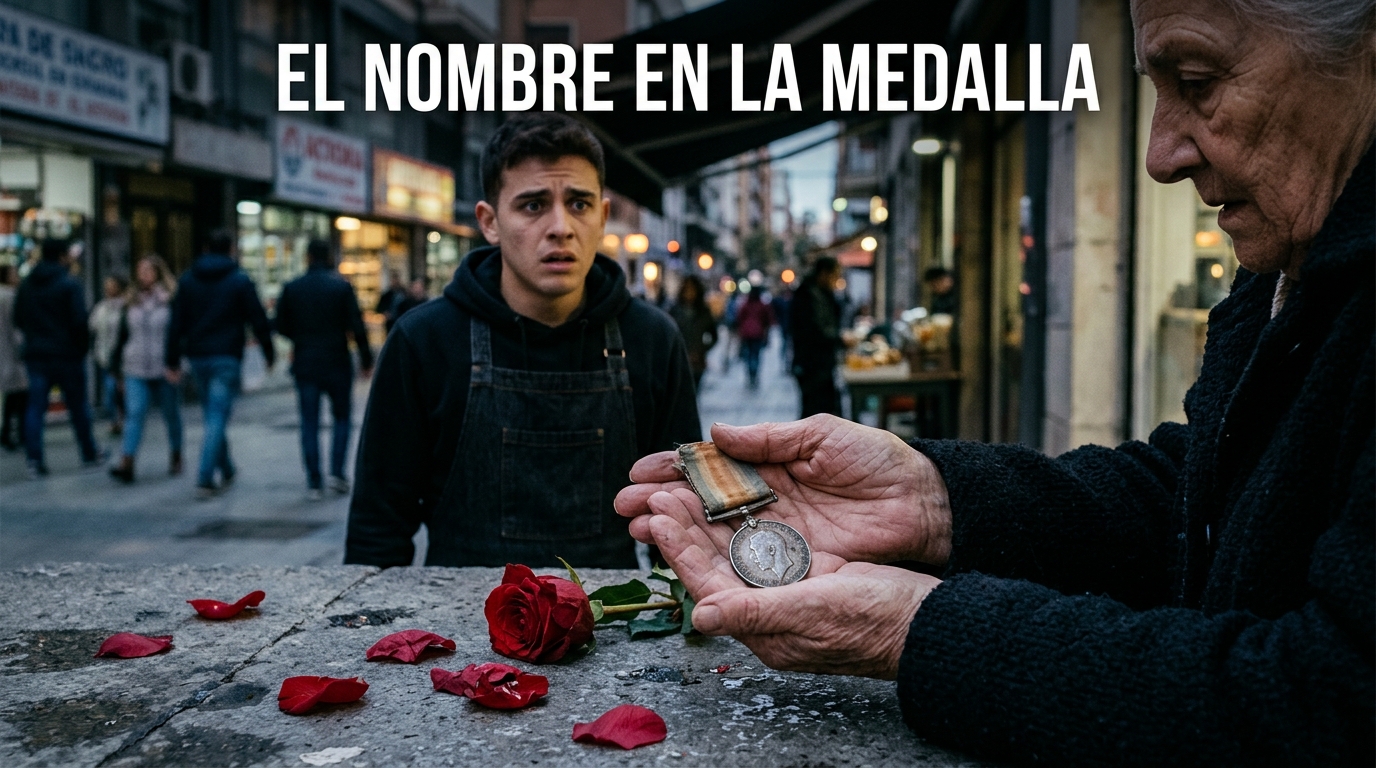 Humilló a un florista tirando su mercancía al suelo, sin imaginar la verdad que revelaría una vieja medalla.