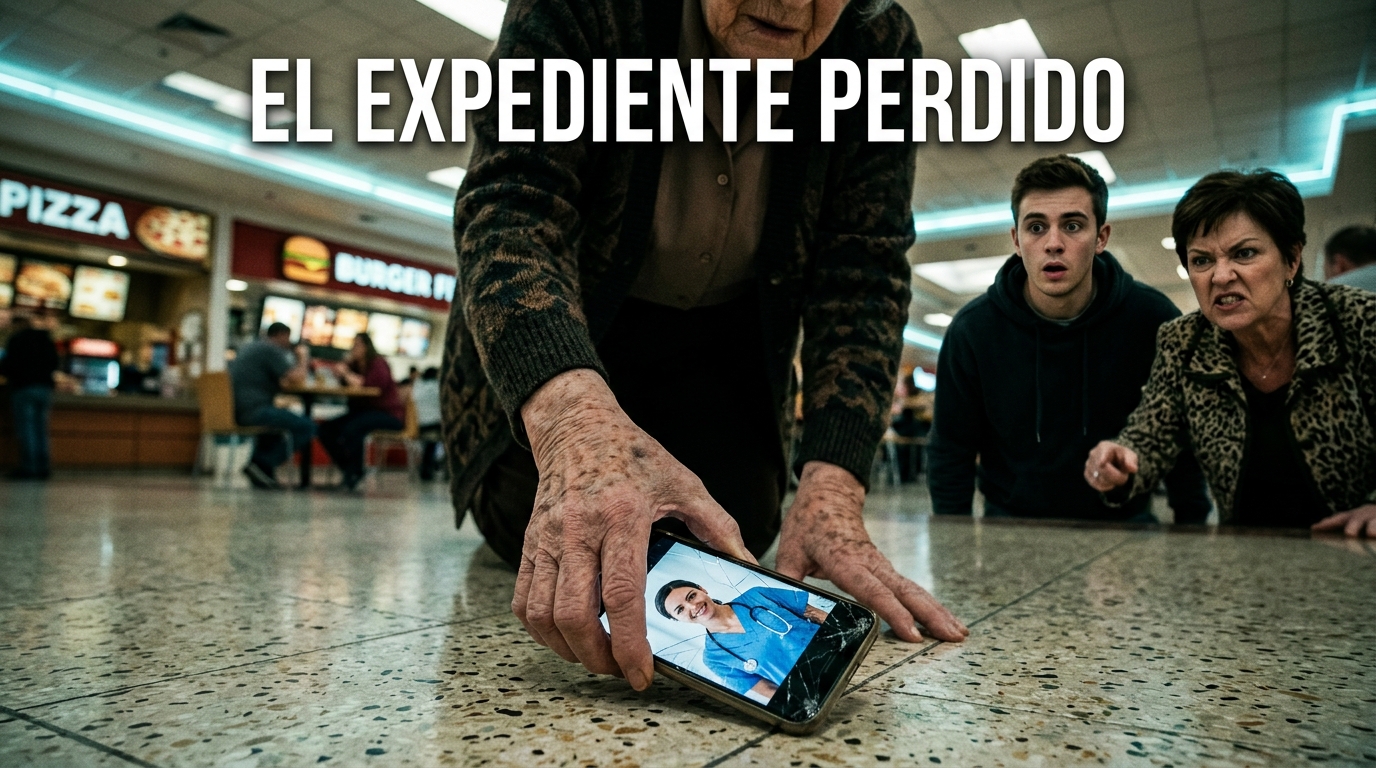 Destrozó el teléfono de un joven por error en el centro comercial y lo que reveló la pantalla dejó a todos fríos.