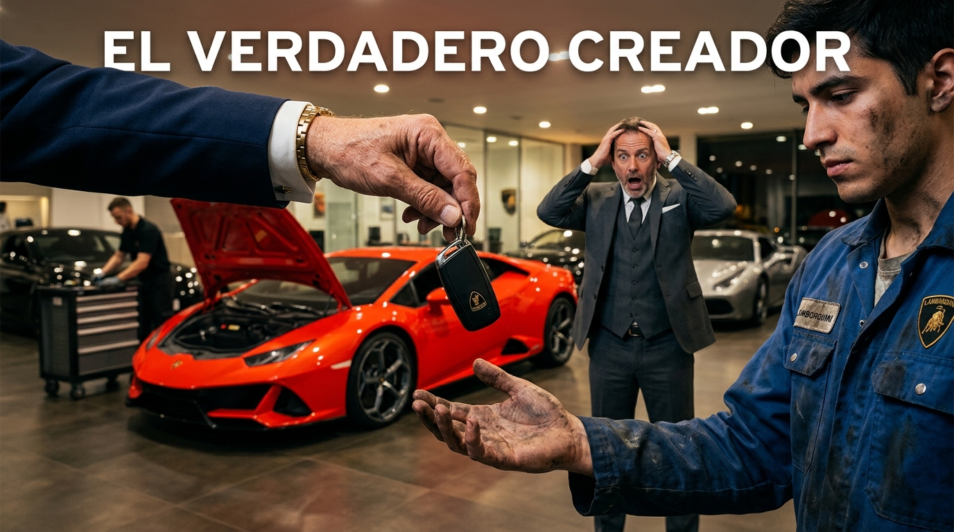 Despreció su aspecto humilde frente al motor, hasta que el dueño del concesionario reveló la verdad.