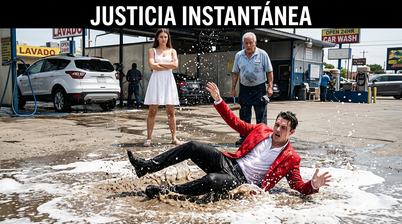 Pensó que su dinero le daba derecho a pisotear a un empleado mayor, hasta que una fuerte bofetada arruinó su costoso traje.