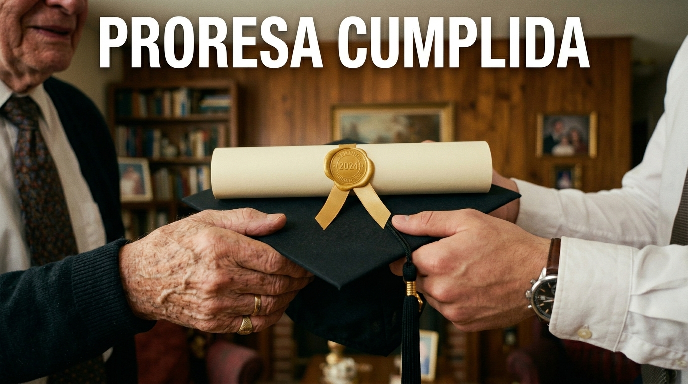 El regalo de la perseverancia: El conmovedor logro familiar que hizo llorar de orgullo a las redes sociales.