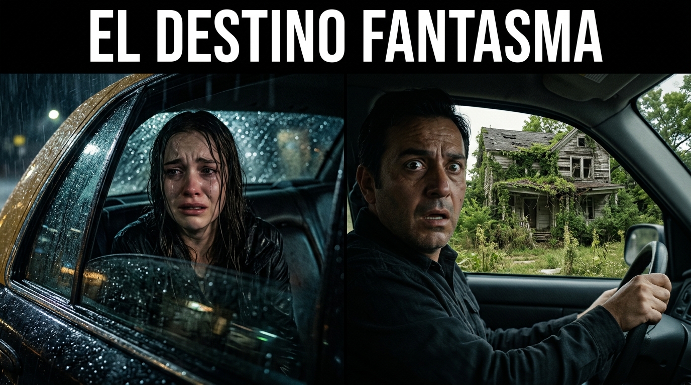 Subió a una misteriosa pasajera en una noche de tormenta, pero la dirección lo llevó a un enigma de hace 10 años.