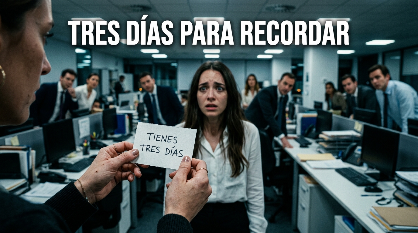 Recibió un paquete anónimo en su oficina y el mensaje de cuatro palabras la dejó paralizada de terror.