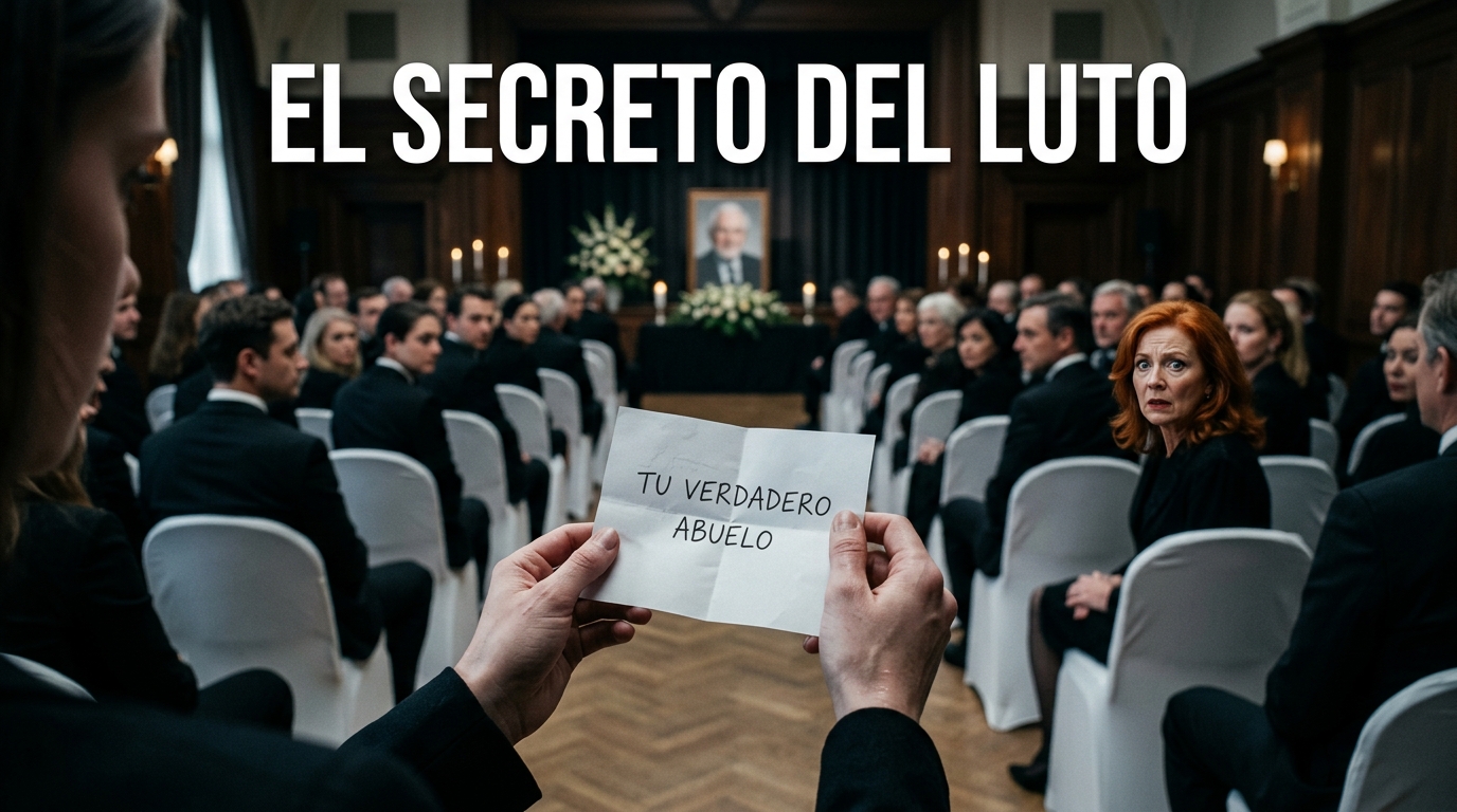 Lloraba la pérdida de su familiar, hasta que una misteriosa carta le reveló que su pasado era una mentira.