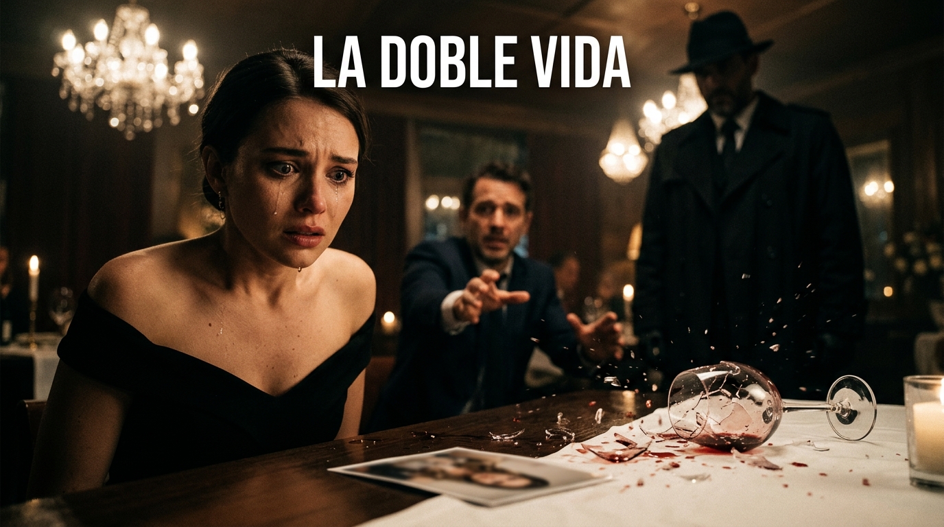 Celebraban su aniversario en un lujoso restaurante hasta que un extraño expuso la doble vida de su esposo.